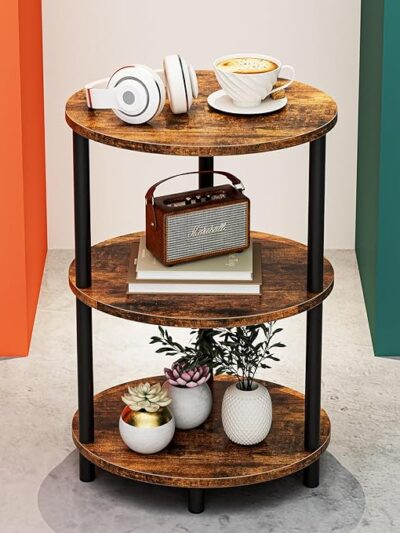 HomeLuxe™ 3-Tier Oval Side Table