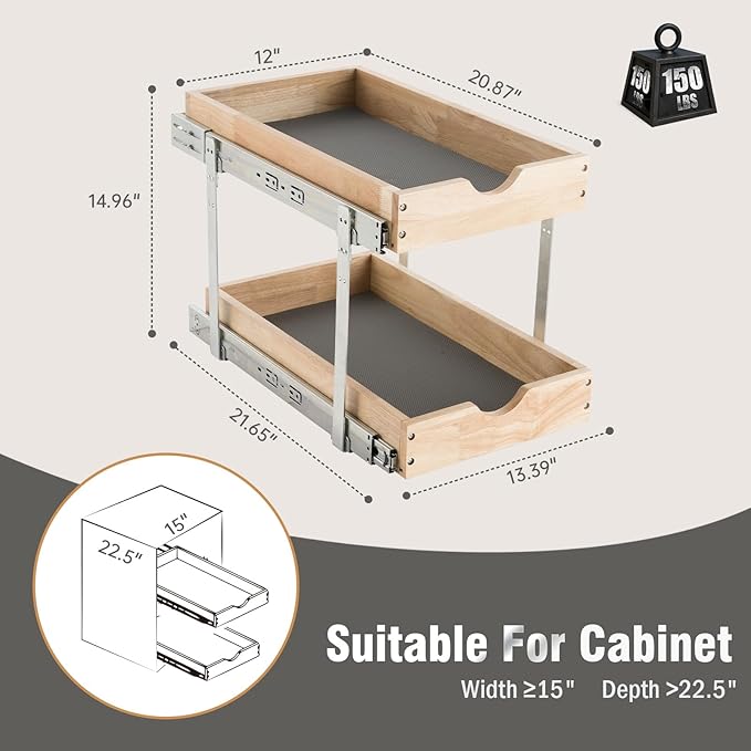 Pull Out Cabinet Organizer - Image 3