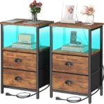 Sthmec™ LED Nightstand Set of 2